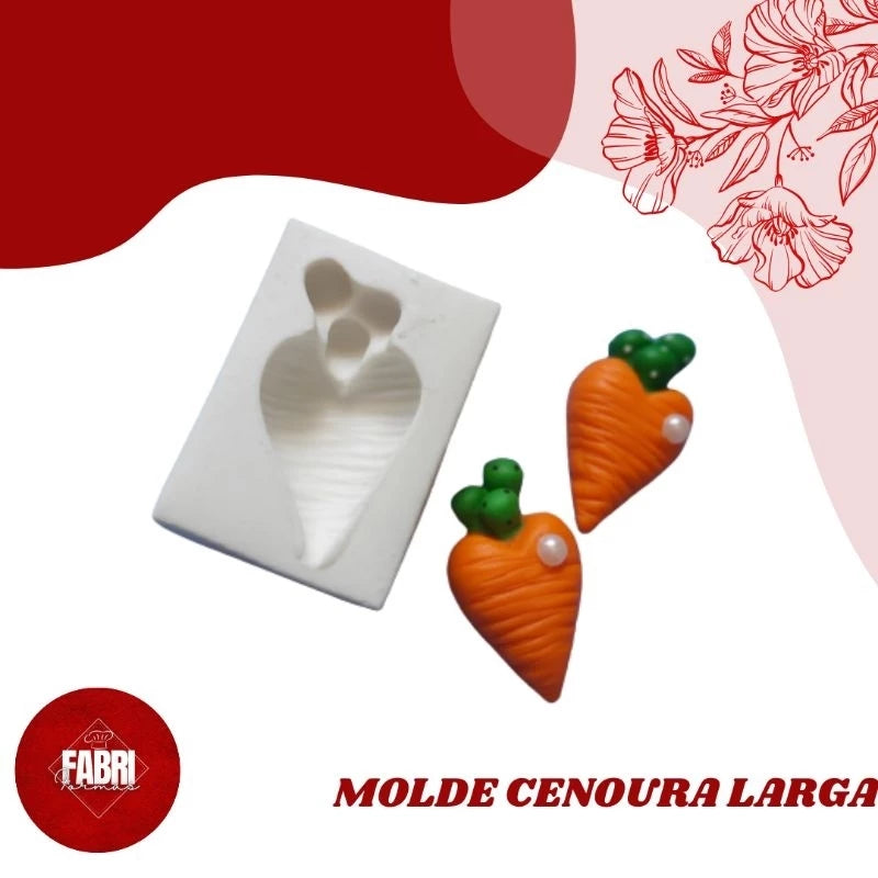 MOLDE DE SILICONE CENOURA LARGA LINHA PÁSCOA