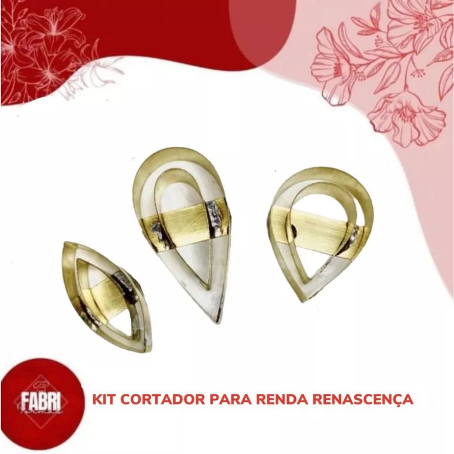 KIT CORTADORES PARA RENDA RENASCENÇA
