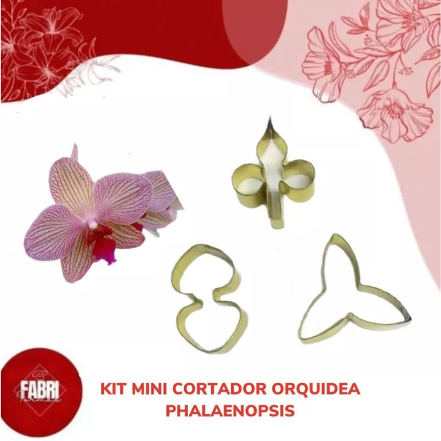 KIT MINI CORTADOR ORQUIDEA PHALAENOPSIS