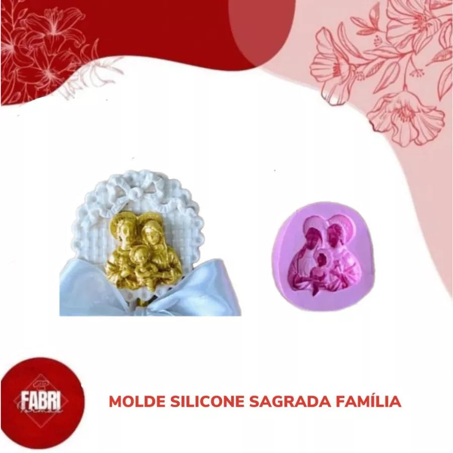 MOLDE DE SILICONE SAGRADA FAMILIA