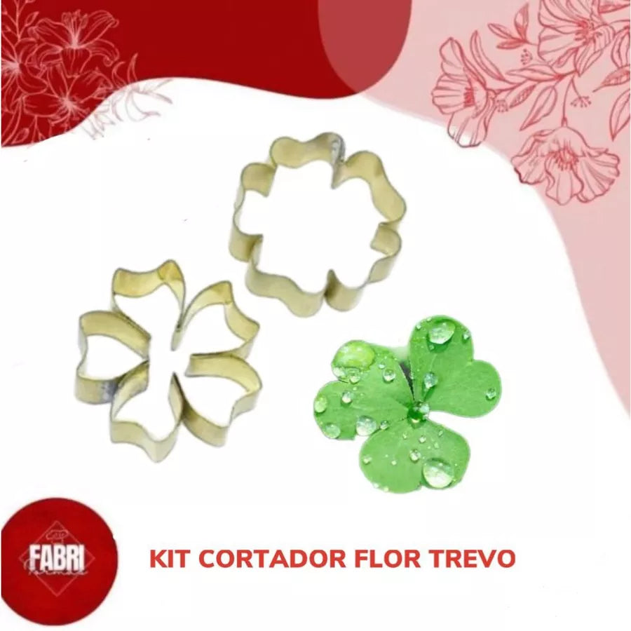KIT CORTADOR FLOR TREVO