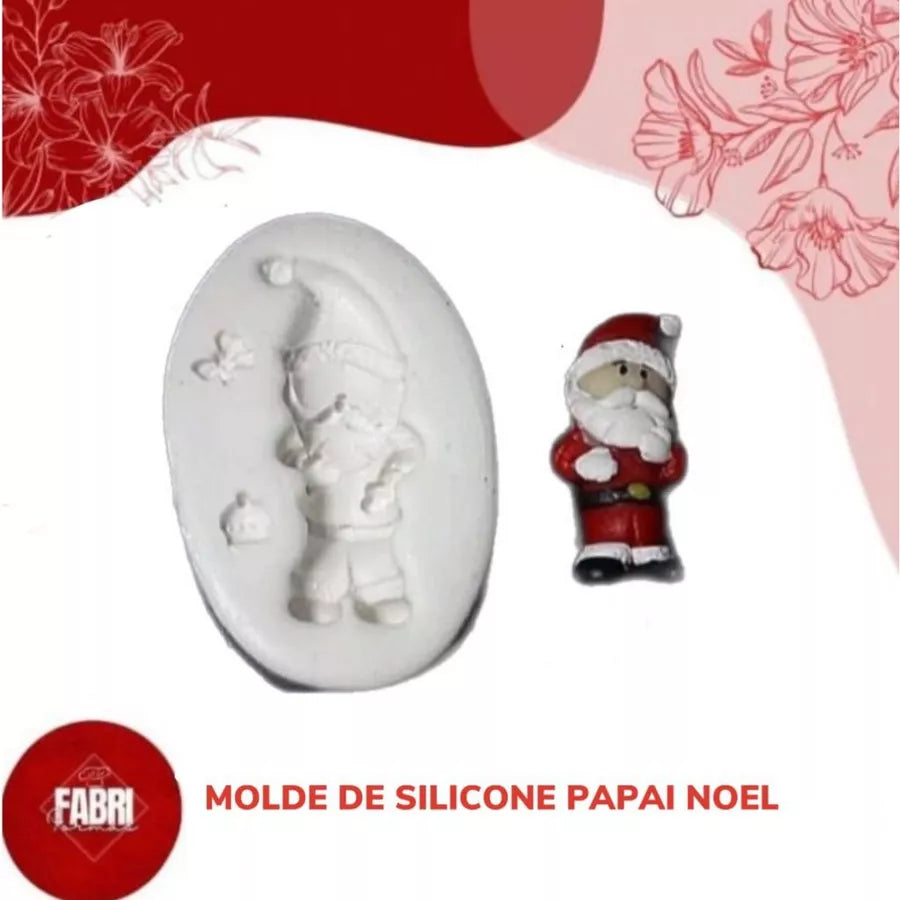 MOLDE DE SILICONE PAPAI NOEL