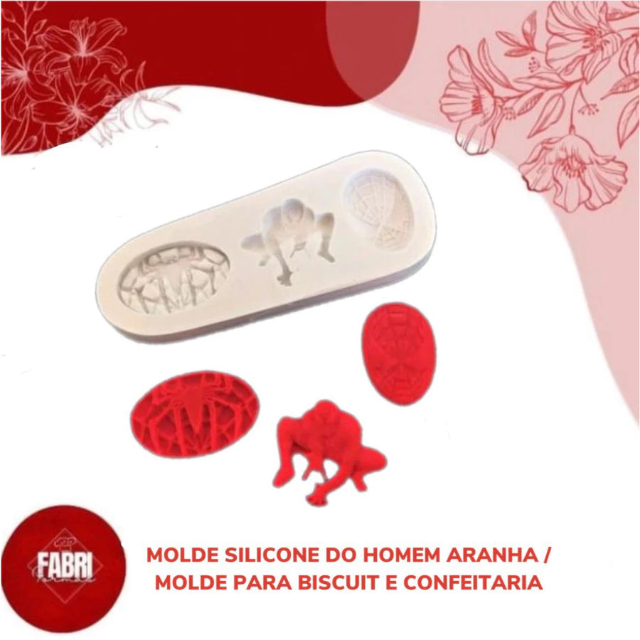MOLDE DE SILICONE HOMEN ARANHA