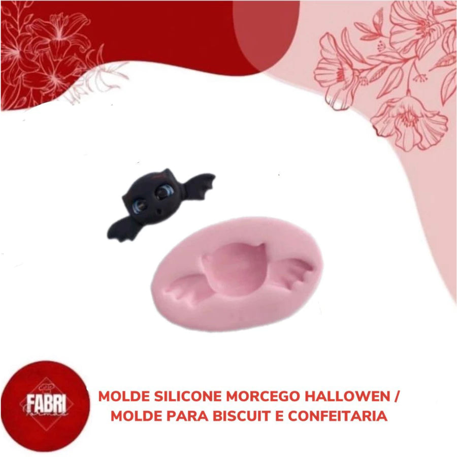 MOLDE DE SILICONE MORCEGO HALLOWEN