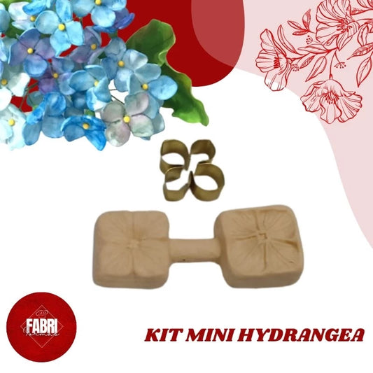 KIT MINI CORTADOR E MARCADOR FLOR HYDRANGEA