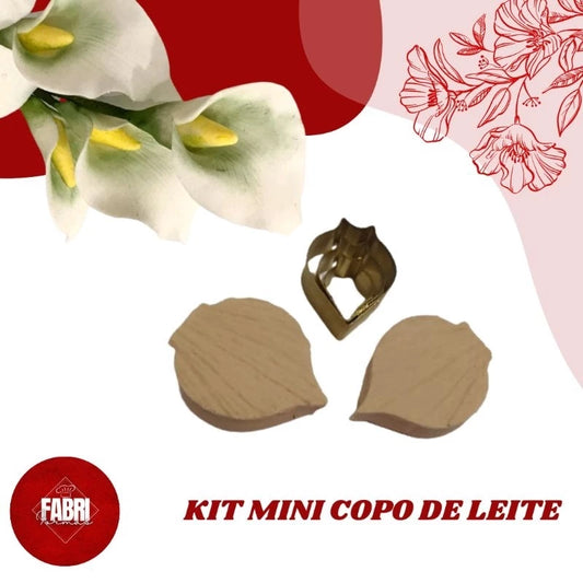 KIT MINI CORTADOR E MARCADOR COPO DE LEITE