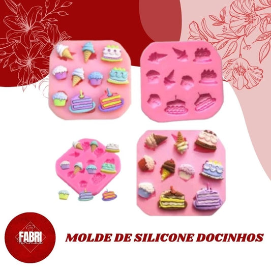 MOLDE DE SILICONE DOCINHOS