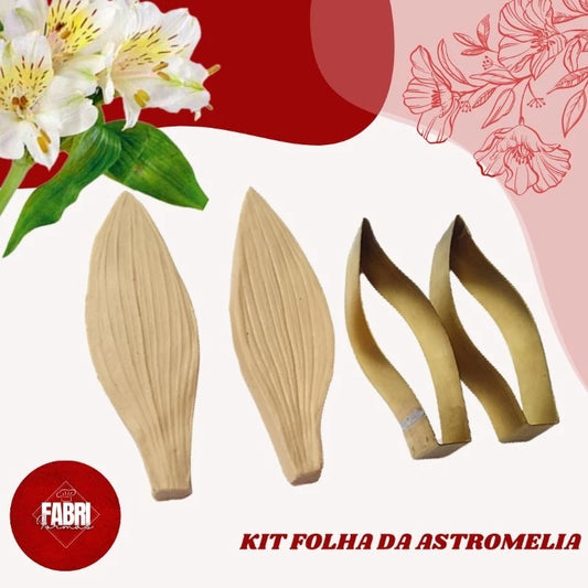 KIT CORTADOR E MARCADOR FOLHA DA ASTROMELIA