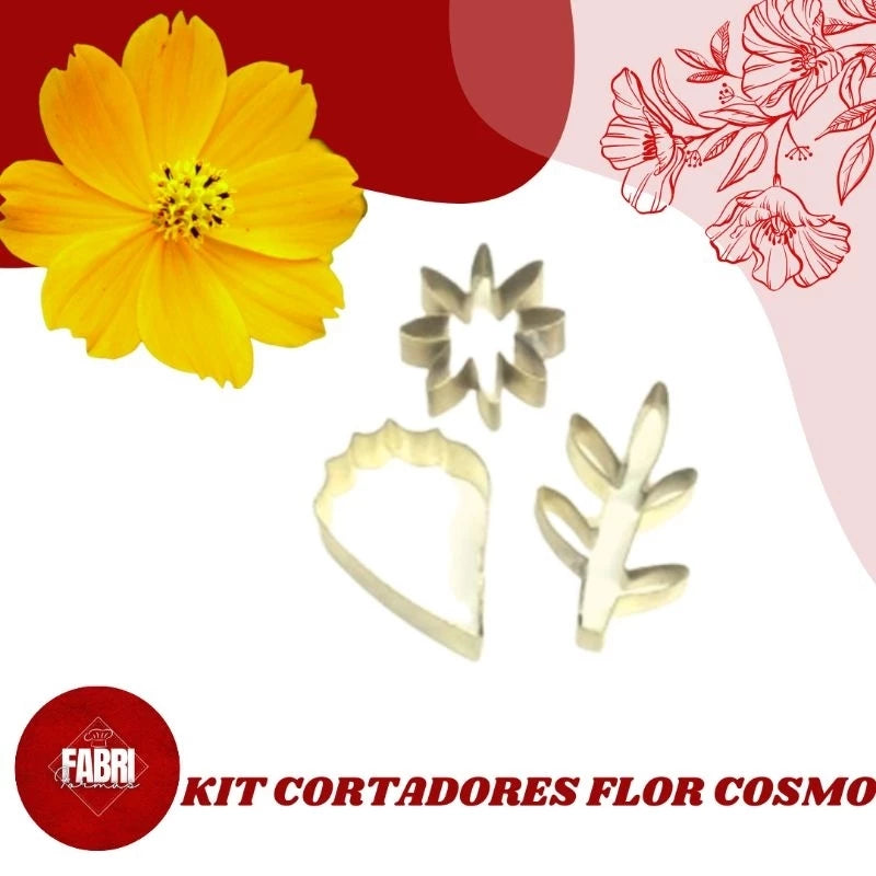 KIT CORTADORES FLOR COSMO