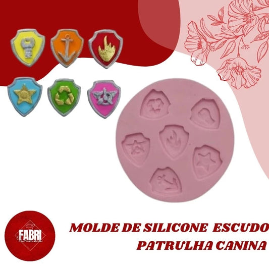 MOLDE DE SILICONE PATRULHA CANINA
