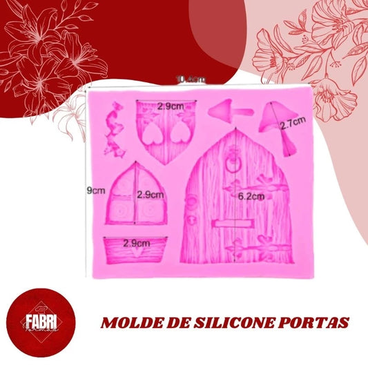 MOLDE DE SILICONE PORTAS