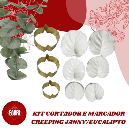 KIT CORTADOR E MARCADOR CREEPING JANNY/EUCALIPTO