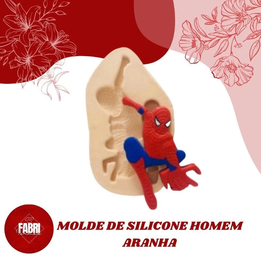 MOLDE DE SILICONE HOMEM ARANHA