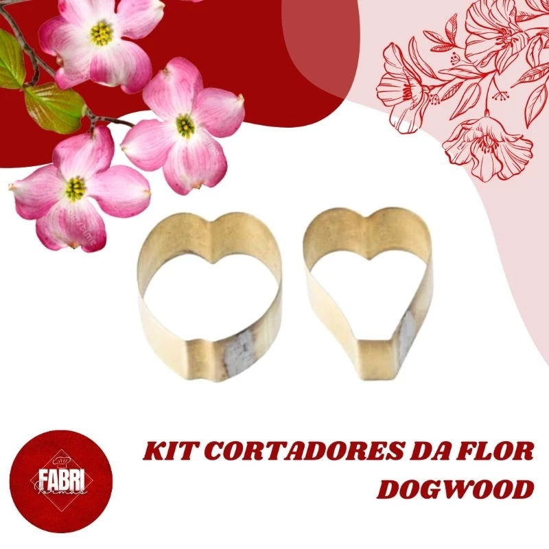 KIT CORTADORES DA FLOR DOGWOOD