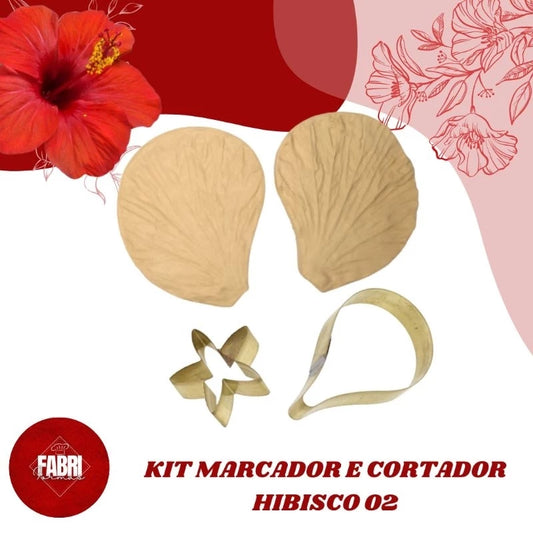 KIT MARCADORES E CORTADORES PÉTALA HIBISCO 02