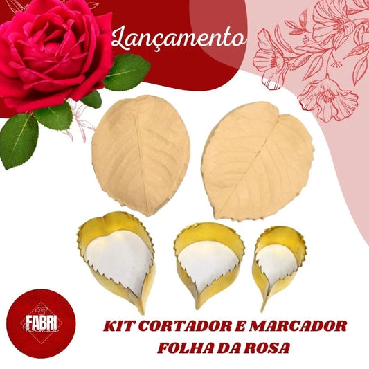 LANÇAMENTO KIT CORTADORES E MARCADORES FOLHA DA ROSA