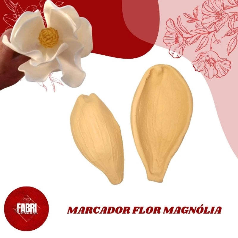 MARCADOR FLOR MAGNÓLIA