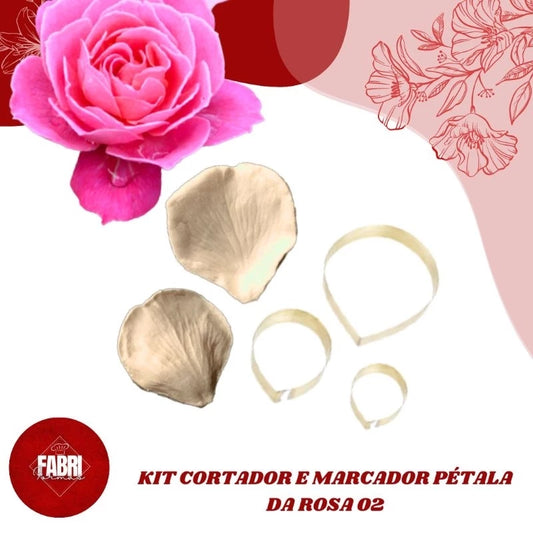 KIT CORTADORES E MARCADORES PÉTALA DA ROSA 02