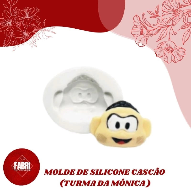 MOLDE DE SILICONE CASCÃO (TURMA DA MÔNICA)