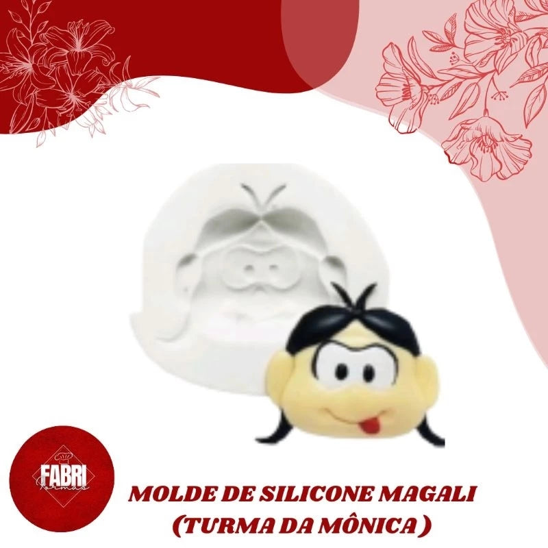 MOLDE DE SILICONE MAGALI (TURMA DA MÔNICA)