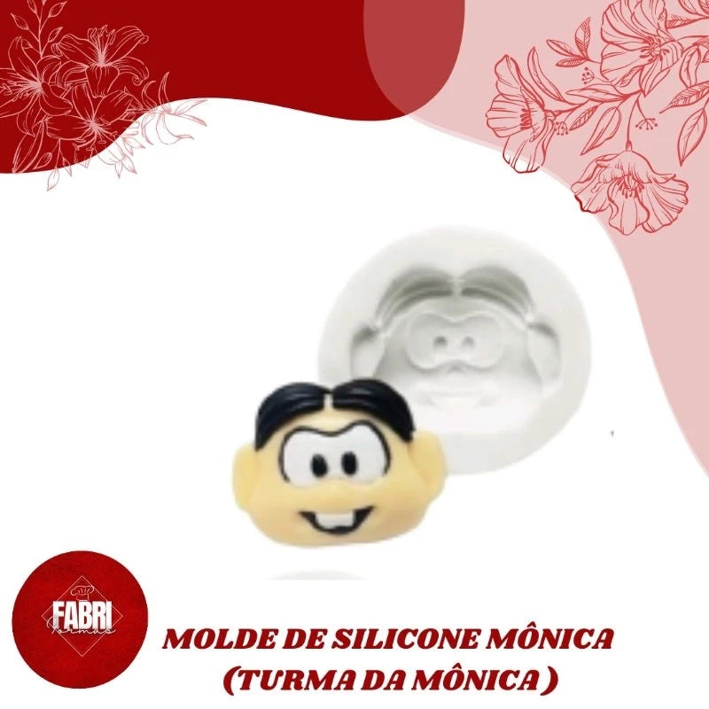 MOLDE DE SILICONE MÔNICA (TURMA DA MÔNICA)