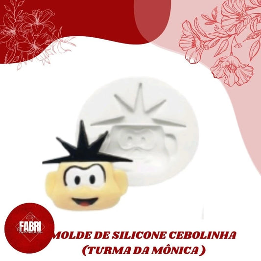 MOLDE DE SILICONE CEBOLINHA (TURMA DA MÔNICA)