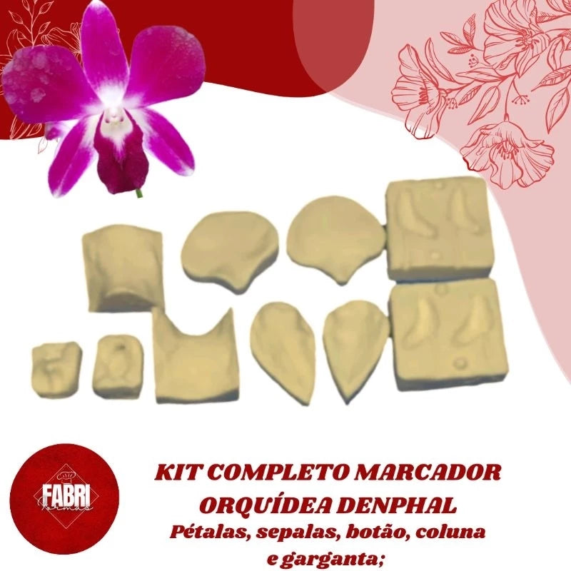 MARCADORES COMPLETO DA ORQUIDEA DENPHAL