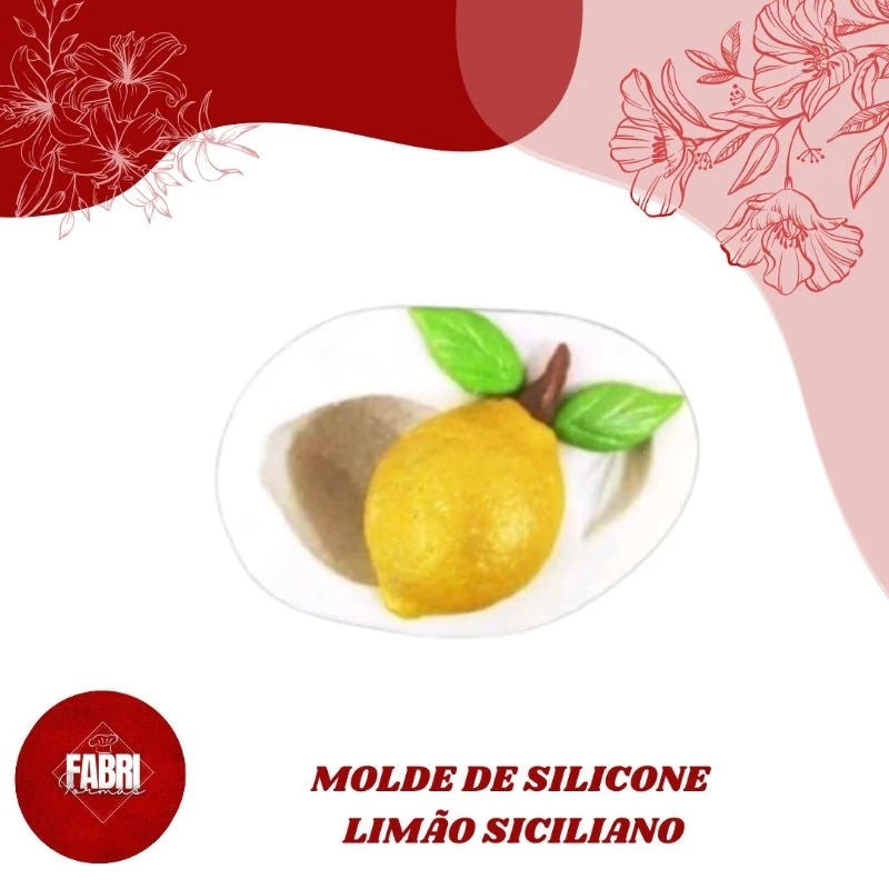 MOLDE DE SILICONE LIMÃO SICILIANO 02