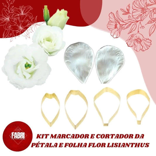 KIT MARCADOR E CORTADOR DA PÉTALA E FOLHA FLOR LISIANTHUS