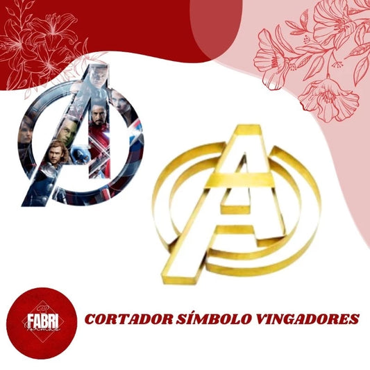 CORTADOR METÁLICO SIMBOLO VINGADORES