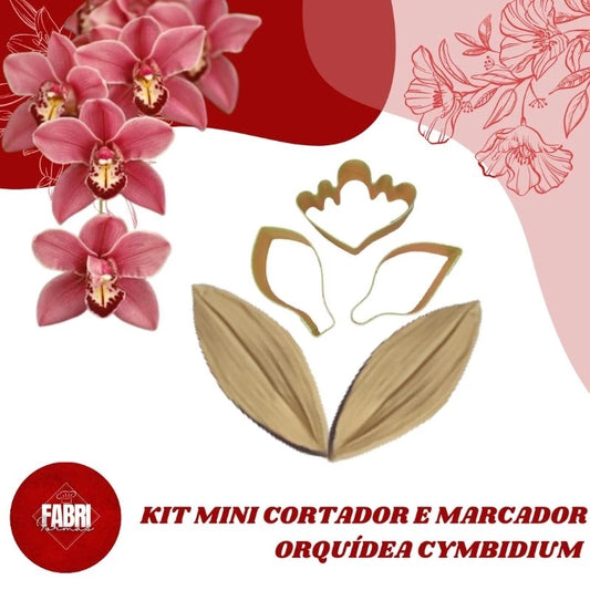 KIT MINI MARCADOR E CORTADOR ORQUÍDEA CYMBIDIUM