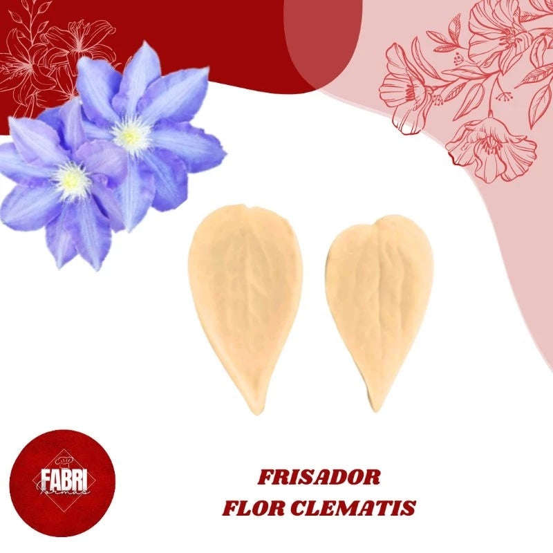 MARCADOR DE SILICONE FLOR CLEMATIS