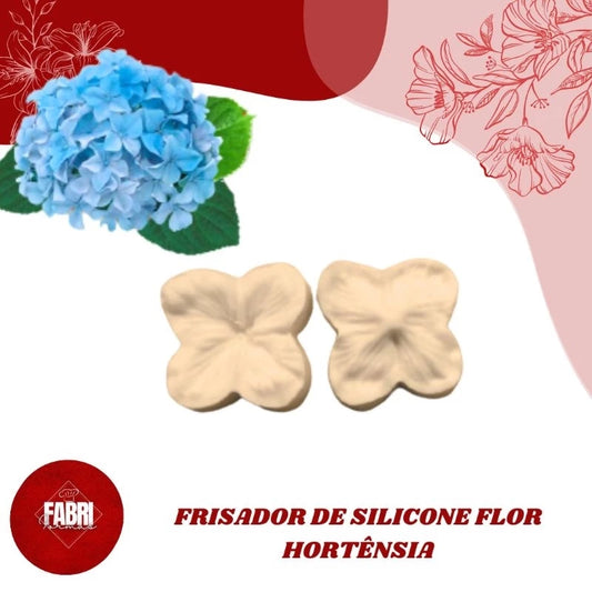 FRISADOR DE SILICONE FLOR HORTÊNSIA