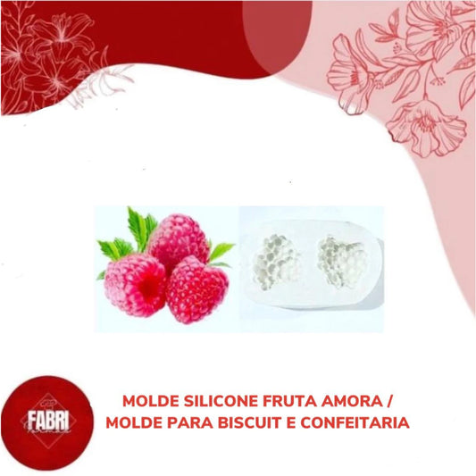 MOLDE SILICONE FRUTA AMORA