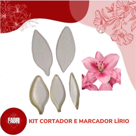KIT CORTADOR E MARCADOR LÍRIO