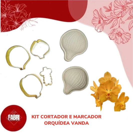 KIT CORTADOR E MARCADOR ORQUIDEA VANDA