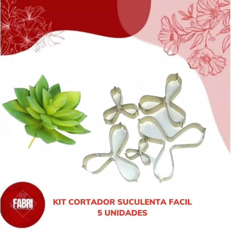 KIT CORTADOR SUCULENTA FACIL- 5 UNIDADES