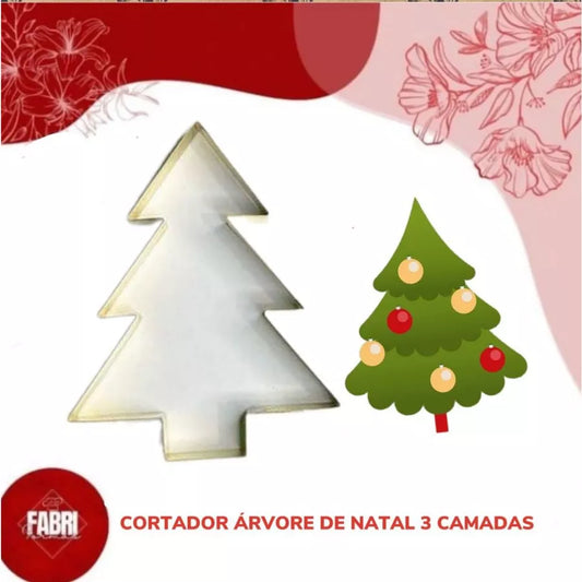 CORTADOR ÁRVORE DE NATAL 3 CAMADAS