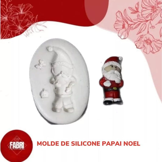MOLDE DE SILICONE PAPAI NOEL