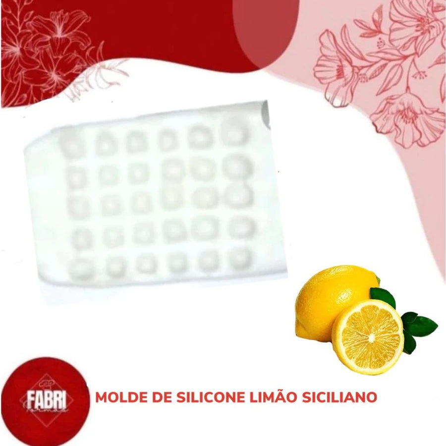MOLDE DE SILICONE LIMÃO SICILIANO