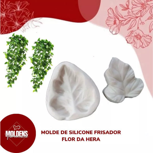 MOLDE DE SILICONE FRISADOR FLOR DA HERA