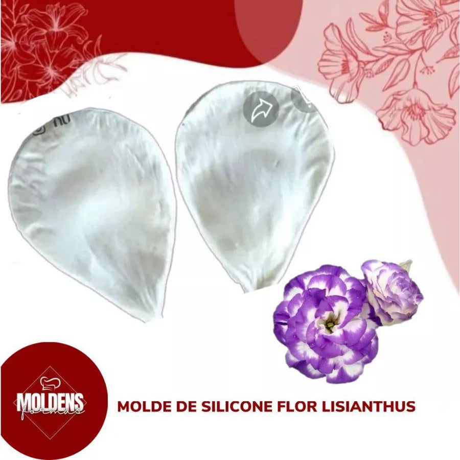 MOLDE DE SILICONE FLOR LISIANTHUS