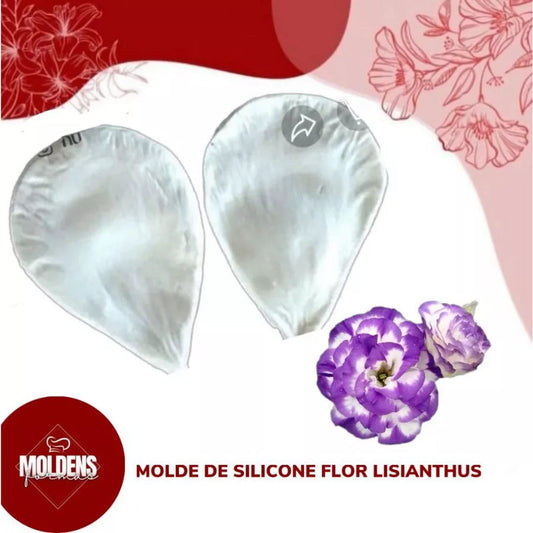 MOLDE DE SILICONE FLOR LISIANTHUS