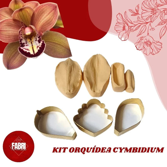KIT CORTADOR E MARCADOR ORQUÍDEA CYMBIDIUM