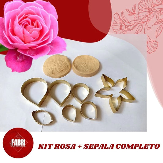 KIT CORTADOR E MARCADOR ROSA + SEPALA COMPLETO
