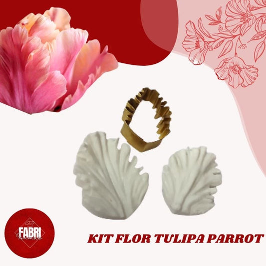 KIT MINI CORTADOR E MARCADOR TULIPA PARROT