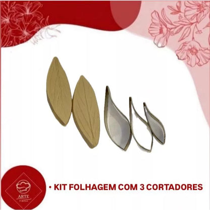 KIT FOLHAGEM COM 3 CORTADORES