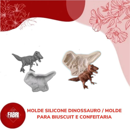 MOLDE SILICONE DINOSSAURO