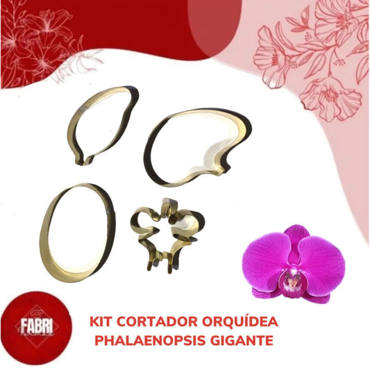 KIT CORTADORES ORQUIDEA PHALEANOPSIS GIGANTE
