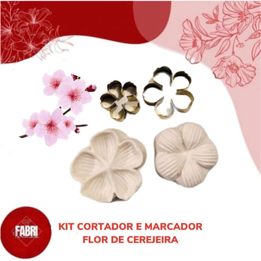 KIT CORTADOR E MARCADOR CEREJEIRA
